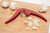 Easy Clean Garlic Press in RED