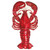 Die Cut Lobster Paper Placemat - 12 Sheets