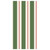 Green and Red Awning Stripe Paper Napkin Pack (Available in Guest or Cocktail Size)