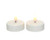 LED Oversized Tealight Candle Pair (Set of Two) With Timer 
