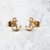 Anchor Earrings in Gold Plate