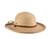 Elba UPF 50 Hat in Natural Raffia with Leather Chin Strap 