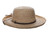 Cecillie Light Line Raffia Braid Hat with Chin Cord 3"Brim