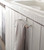 Tosca Over the Cabinet Steel and Wood Dish Towel Hanging Rack