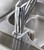 Tower Faucet Steel Hanging Sponge Double Holder (White)