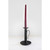 Old Fashioned Style Metal Candlestick Holder with Black Finish  WITH HANDLE