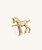 Horse Brass Knob (single) Facing Left or Facing Right