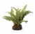 Small Boston Fern 7" Tall One (1) Single Plant (faux/fake)