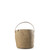 Small Kiondo Basket with Handle in Natural Brown