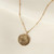 Luna Necklace 24k Gold Plated