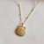 Milos Shell Necklace 24k Gold Plated
