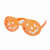 Pumpkin Glitter Glasses