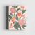 Hardcover Journal / Notebook in Peace Lily Cover Quote "You are exactly where you need to be"