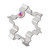 Snowflake Cookie Cutter 3.5" Cookie Cutter 