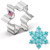 MINI Snowflake 2 1/2" Cookie Cutter 