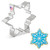Icy Snowflake  4 1/2" Cookie Cutter 