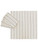 100% Cotton Napkin in Black Stripe (Off White) PER EACH