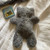 GREY (Silvergrey Swedish) Bear Sheepskin Hot Water Bottle & Cover  (LARGE)