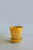 SIMONA Pot + Saucer 14cm in Glazed Amber Yellow by BERGS POTTER (per each)