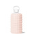 BIG 1L SPIKED Silicone + Glass Water Bottle in TUTU (Soft Pink)