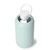 BIG 1L Silicone + Glass Water Bottle in JAMES (Soft Sage Blue Green)