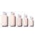 LITTLE  500ml (16oz) Silicone + Glass Water Bottle in TUTU (Soft Pink)