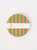 Amore Green and Orange Striped Coasters (Set of Four)