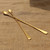 Long Hammered Brass Bar Spoon (single 1 one)