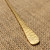 Long Hammered Brass Bar Spoon (single 1 one)