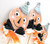PUMPKIN Vintage Halloween Party Wand (One 1 Single Wand)