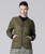 Taion SOFT SHELL DARK OLIVE Military Down Filled V NECK JACKET in 800 FP UNISEX