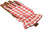 Burgon & Ball Collector Gloves in RED CHECK (one size)