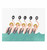 Synchronized Swimmers Birthday Card