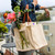 Canvas Market Tote in NATURAL