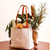 Canvas Market Tote in NATURAL