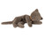 Sleeping Kitten Plush Medium Grey