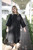 Malle Raw Edge European Linen Dress in BLACK