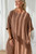 Malle Raw Edge European Linen Dress in CLAY