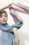 Tsavo Linen Scarf (collaboration with Mifuko) in Petroleum Rose