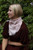 Hali Linen Square Scarf in Rainy Blue