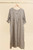 Premium Linen Long V Neck Dress with Pockets (One Size Fits Most) NATURAL