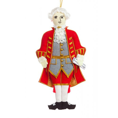Wolfgang Amadeus Mozart Ornament - THE BEACH PLUM COMPANY