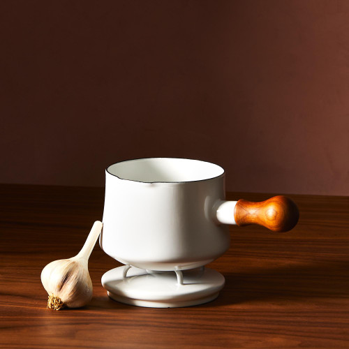 Dansk Købenstyle 1Q Saucepan in WHITE - THE BEACH PLUM COMPANY