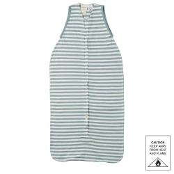 3 Seasons Front Zip Merino/Organic Cotton Sleeping Bag - Tide