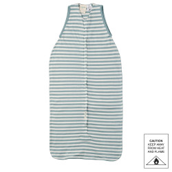 3 Seasons Front Zip Merino/Organic Cotton Sleeping Bag - Tide