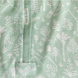 3 Seasons Front Zip Merino/Organic Cotton Sleeping Bag - Moss Wildernes