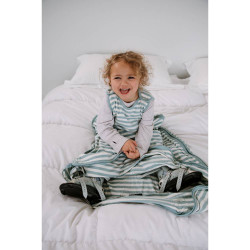 3 Seasons Hip Dysplasia Merino/Organic Cotton Sleeping Bag - Tide