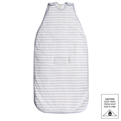Duvet Side Zip Merino/Organic Cotton Sleeping Bag - Pebble
