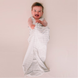 Summer Merino/Organic Cotton Sleeping Bag - Pebble