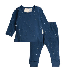Merino/Organic Cotton Winter Pyjamas - Tekapo Stars